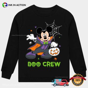 Mickey Mouse Halloween Disney Boo Crew T shirt 3