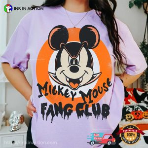 Mickey Vampire Fang Club Disney Comfort Colors Tee 3