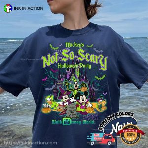 Mickey's Not So Scary 2025 Halloween Party Comfort Colors Tee 3