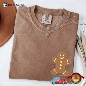 Minimalistic Original Gingerbread Christmas Comfort Colors Shirt