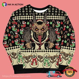 Monster Krampus Ugly Christmas Sweater