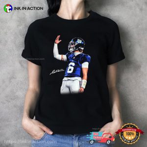 New York Giant Jaxson Dart Graphic Signature T-shirt