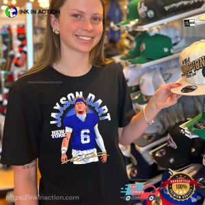New York Giants Football Jaxson Dart MVP T-shirt