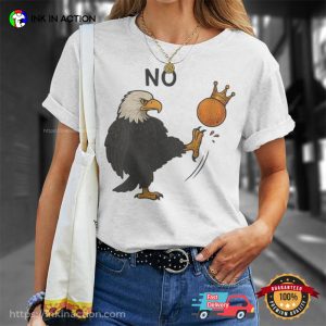 No Kings America Eagle Funny T-shirt No Kings America Eagle Funny T-shirt