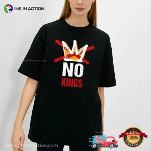 No Kings In America Democracy Protest Tee