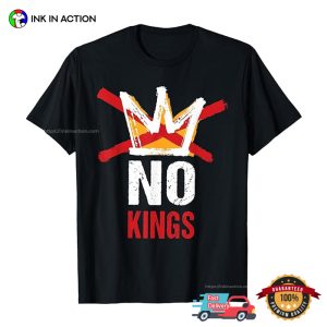 No Kings In America Democracy Protest Tee 3