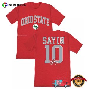Ohio State Football Say In 2-sided T-shirt