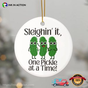 One Pickle At A Time Xmas Ornament