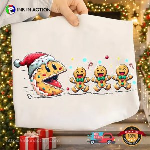 Pacman Gingerbread Funny Christmas Shirt