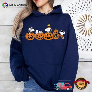Peanuts Halloween Snoopy And Pumpkin T shirt 2