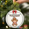 Personalized Christmas Gingerbread Cookies Grandmie’s Perfect Patch Ornament