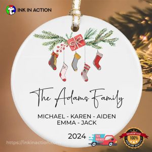 Personalized Family Christmas Ornament