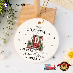 Personalized First Christmas In Our New Home Ornament