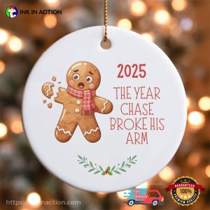 Personalized The Year Accident Funny Gingerbread Ornaments
