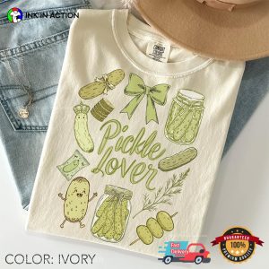 Pickle Lover Pickle Food Comfort Colors Shirt 1