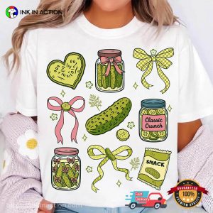 Pickles And Bows Comfort Colors T-shirt Pickles And Bows Comfort Colors T-shirt