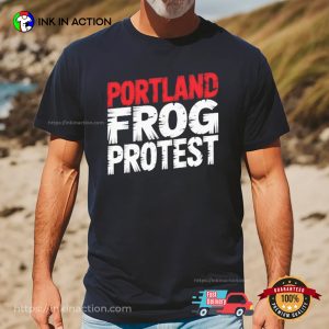 Portland Frog Protest Resist 2025 T shirt 2
