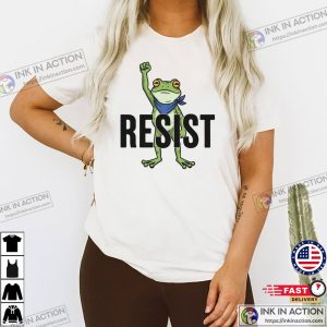 Portland Resist Frog Unisex T shirt 3