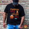 Pumpkin Spice And Saving Lives Halloween Nurse T-shirt