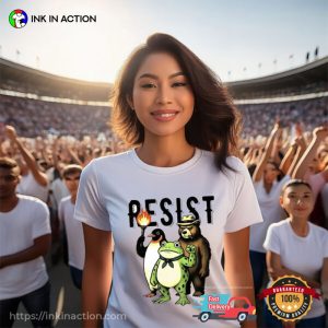Resist Animal Protest T shirt 1
