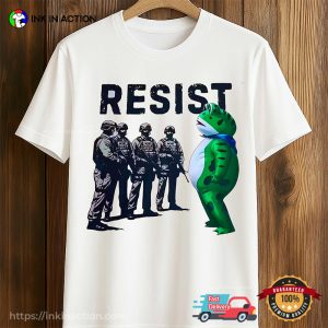 Resist Portland Frog Against Army T shirt 2