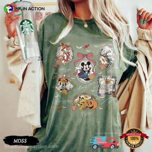 Retro Disney Halloween Mirrors Signatures Comfort Colors T-shirt