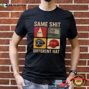 Retro Same Shit Different Hat Funny Joke Shirt