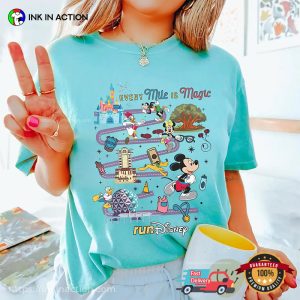 Run Disney Every Mile Is Magic Comfort Colors Shirt