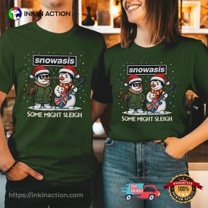 SNOWASIS Some Might Sleigh Funny Christmas Shirt