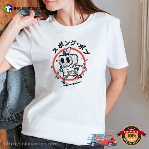 Seven Times Six Skeleton Spongebob Squarepants Halloween T shirt 2
