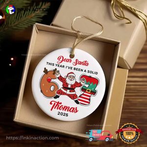 Custom Six Seven Meme Christmas Ornament