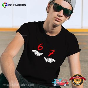 Six seven 6 7 meme T shirt 3