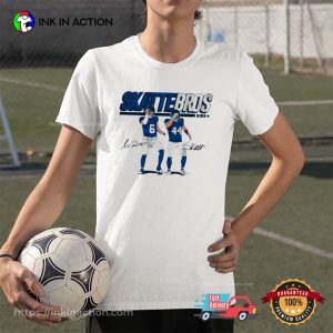 Skattebros Giants Jaxson Dart And Cam Skattebo Signatures Shirt