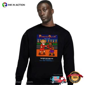 St Nicholas Boxing Punch-Out 8-bit Game Shirt