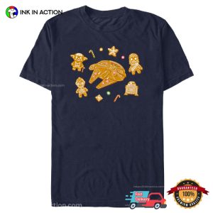 Star Wars Christmas Gingerbread Cookies Graphic Shirt