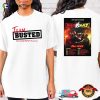 Team Busted, Busted Vs McFly Tour 2025 2-sided T-shirt