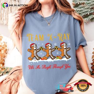 Team X-ray Christmas Gingerbread Doctor Comfort Colors Shirt