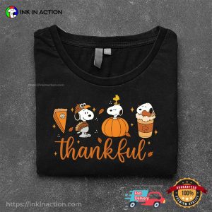 Thankful Snoopy Fall Thanksgiving Tee 3