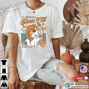 The Life Of A Show Cat Retro Showgirl T-shirt