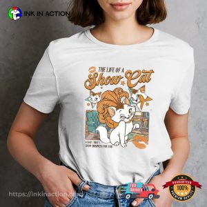 The Life Of A Show Cat Retro Showgirl T shirt 3