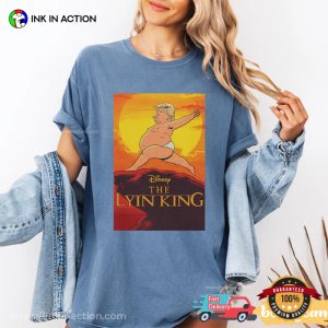 The Lying King, NO Kings, Trump Meme Comfort Color T Shirt 4