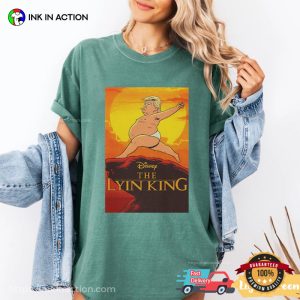 The Lying King, NO Kings, Trump Meme Comfort Color T Shirt 5