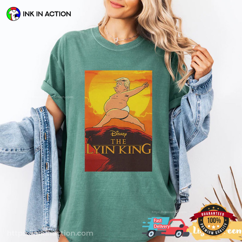 The Lying King, NO Kings, Trump Meme Comfort Color T-Shirt The Lying King, NO Kings, Trump Meme Comfort Color T-Shirt