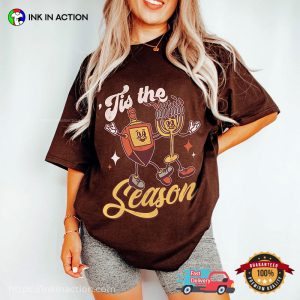 Tis The Season Hanukkah Blessings Comfort Colors T-shirt