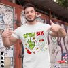 Trending Santa And Green Monster Hands 6 7 Christmas T-shirt
