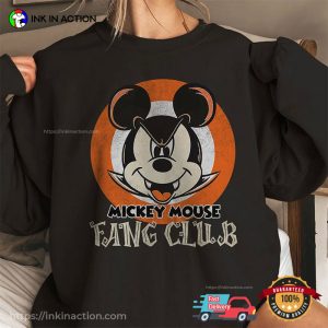 Vampire Mickey Mouse Fang Club Halloween T-shirt