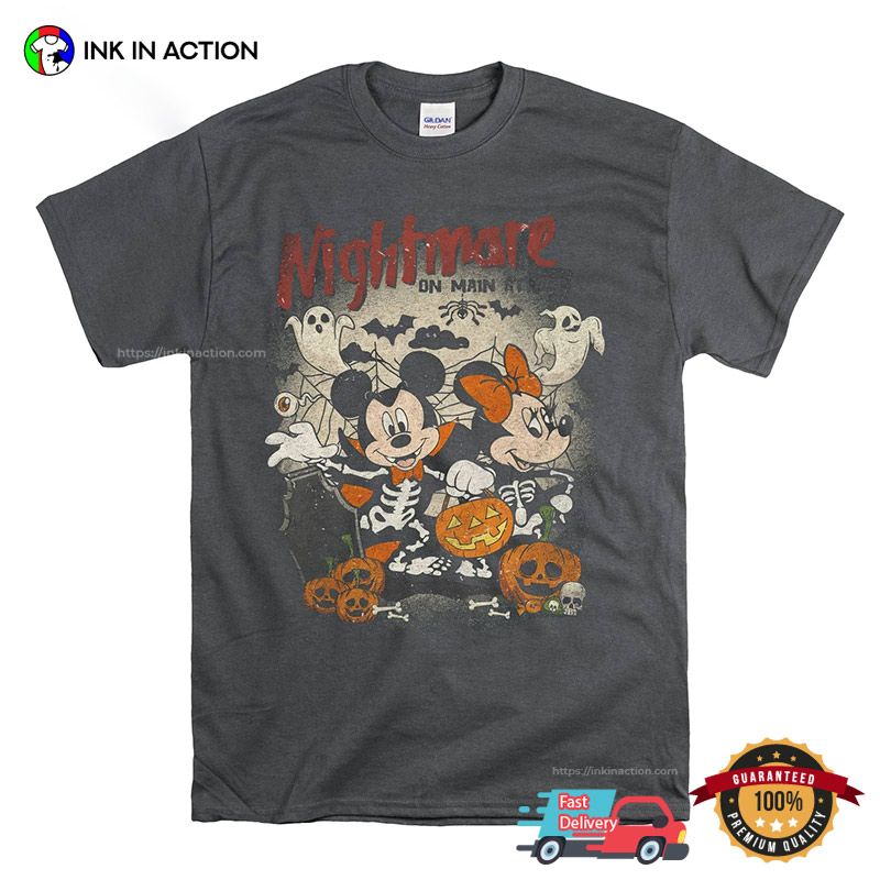 Vintage 90s Mickey Nightmare On Main Street T-shirt Vintage 90s Mickey Nightmare On Main Street T-shirt