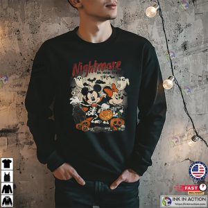 Vintage 90s Mickey Nightmare On Main Street T-shirt