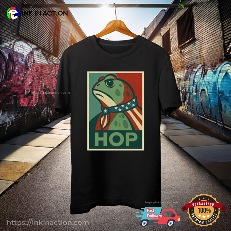 Vintage HOP Portland Frog Protest Shirt Vintage HOP Portland Frog Protest Shirt
