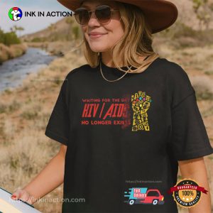 Waiting For The Day HIV AIDS No Longer Exists Avengers Shirt